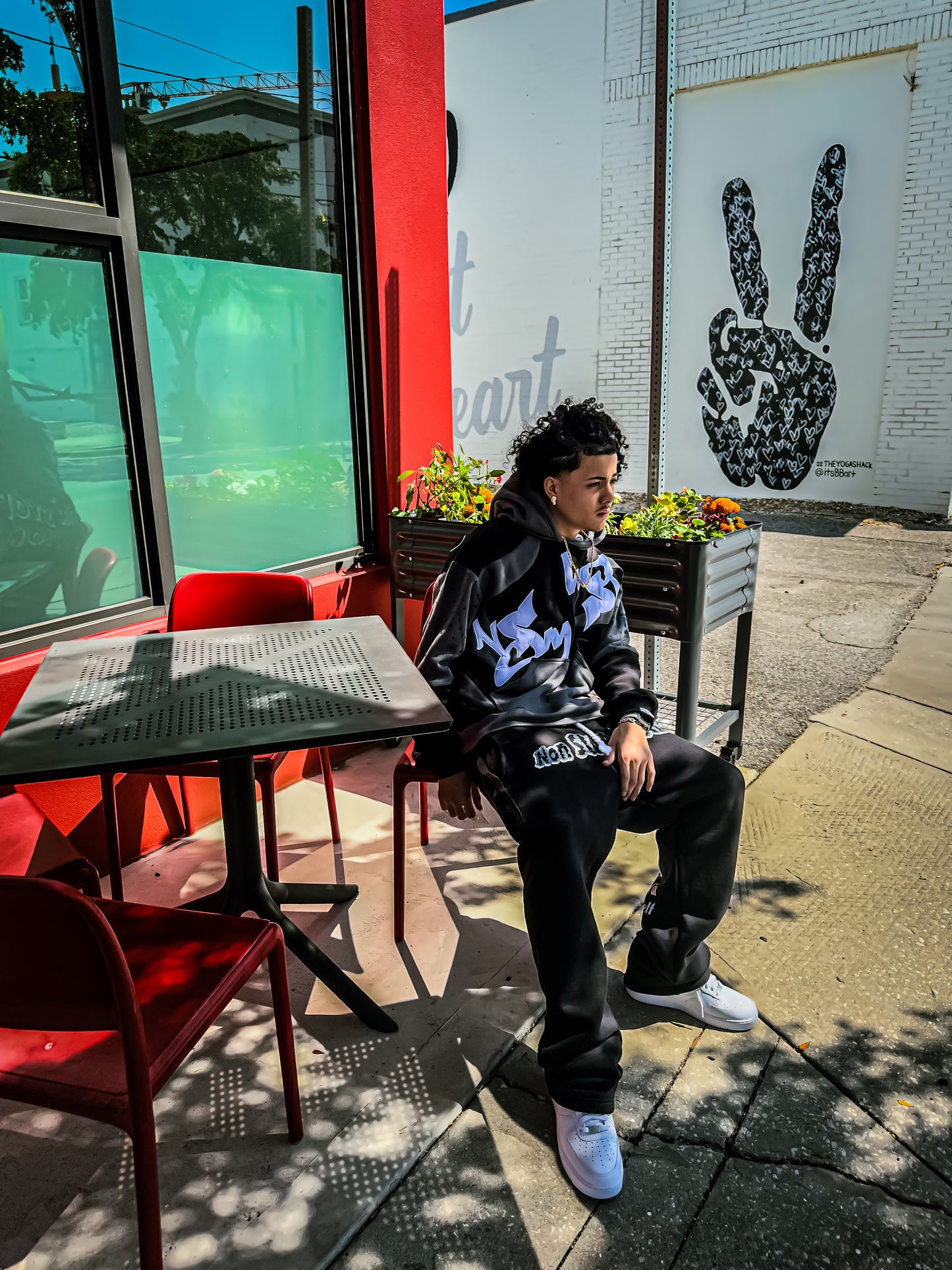N$M HURRICĄNØ🌪️ BLAÇK W🐺LF TRACKSUIT