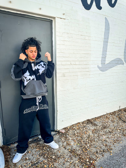 N$M HURRICĄNØ🌪️ BLAÇK W🐺LF TRACKSUIT