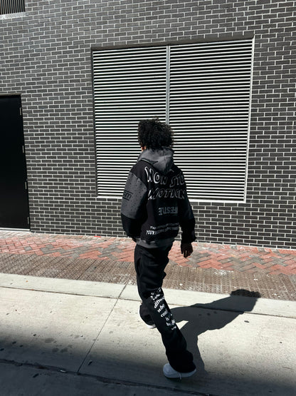 N$M HURRICĄNØ🌪️ BLAÇK W🐺LF TRACKSUIT