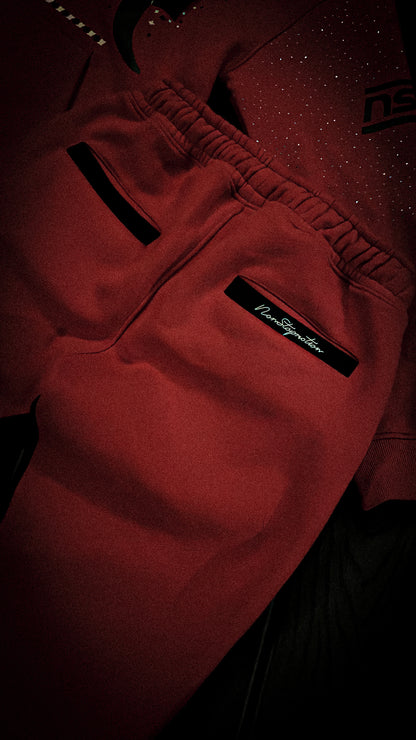 N$M ĐYNĄMITE🧨RĘĐ VERMILLIØN TRACKSUIT